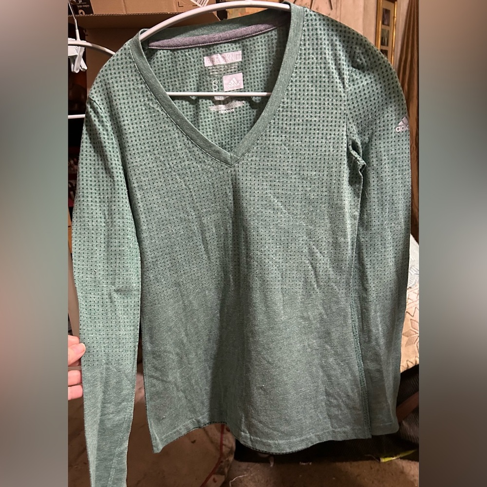 Adidas Green Long Sleeve Women's Top
